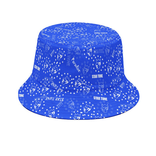 Sapphire King Print Bucket Hat