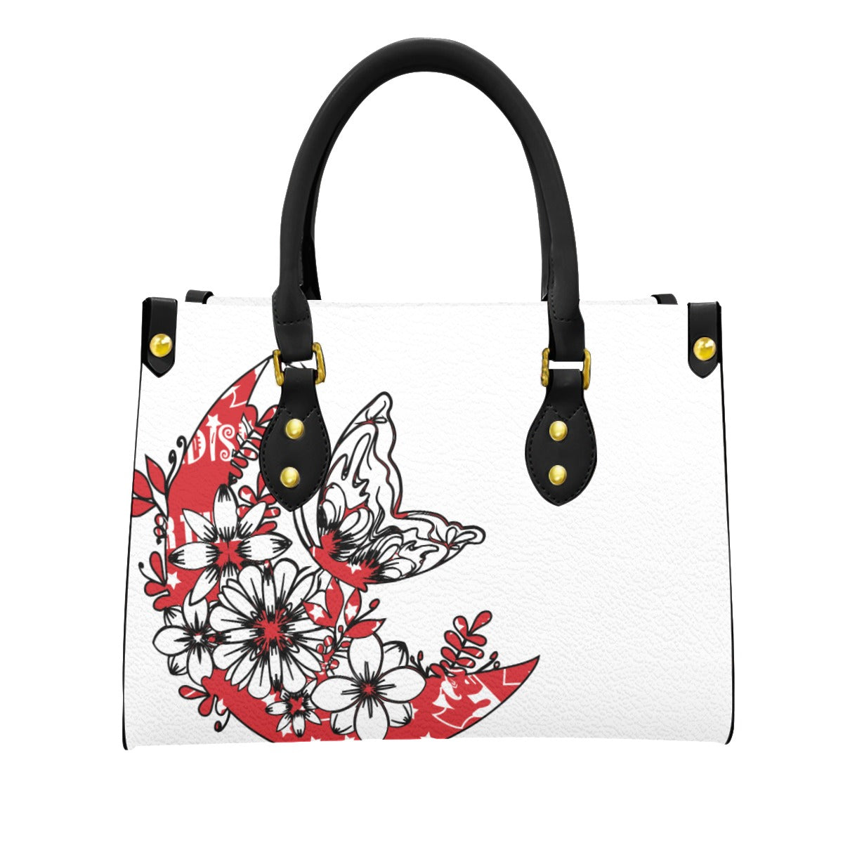 Women's Tote Bag With Black Handle