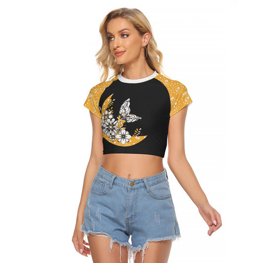 Women's Raglan Cropped T-shirt