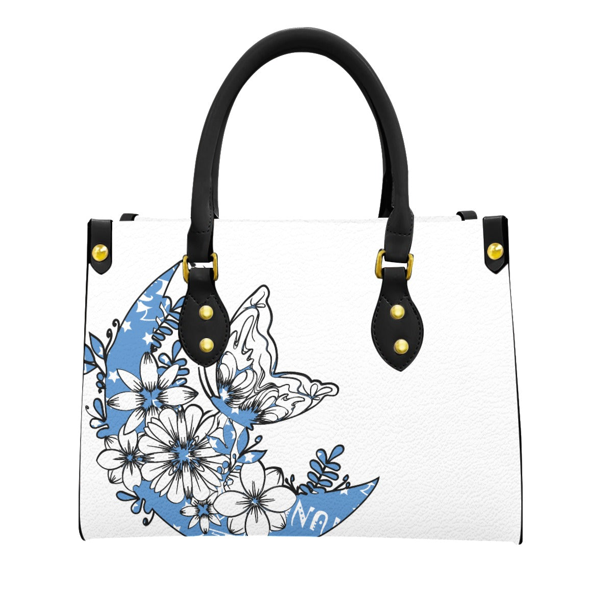 Women's Tote Bag With Black Handle