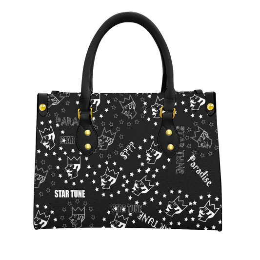 Women's Tote Bag With Black Handle