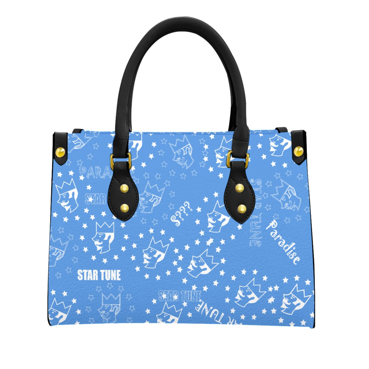 Women's Tote Bag With Black Handle