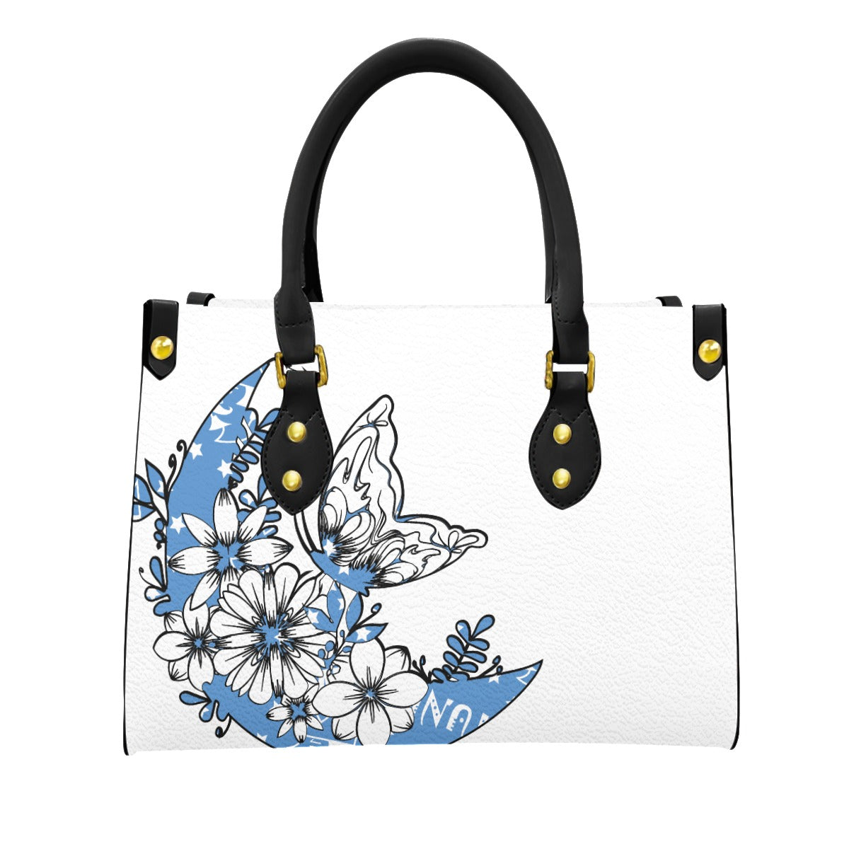 Women's Tote Bag With Black Handle