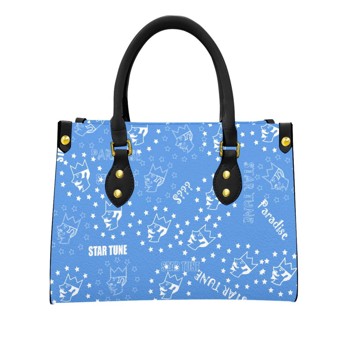 Women's Tote Bag With Black Handle