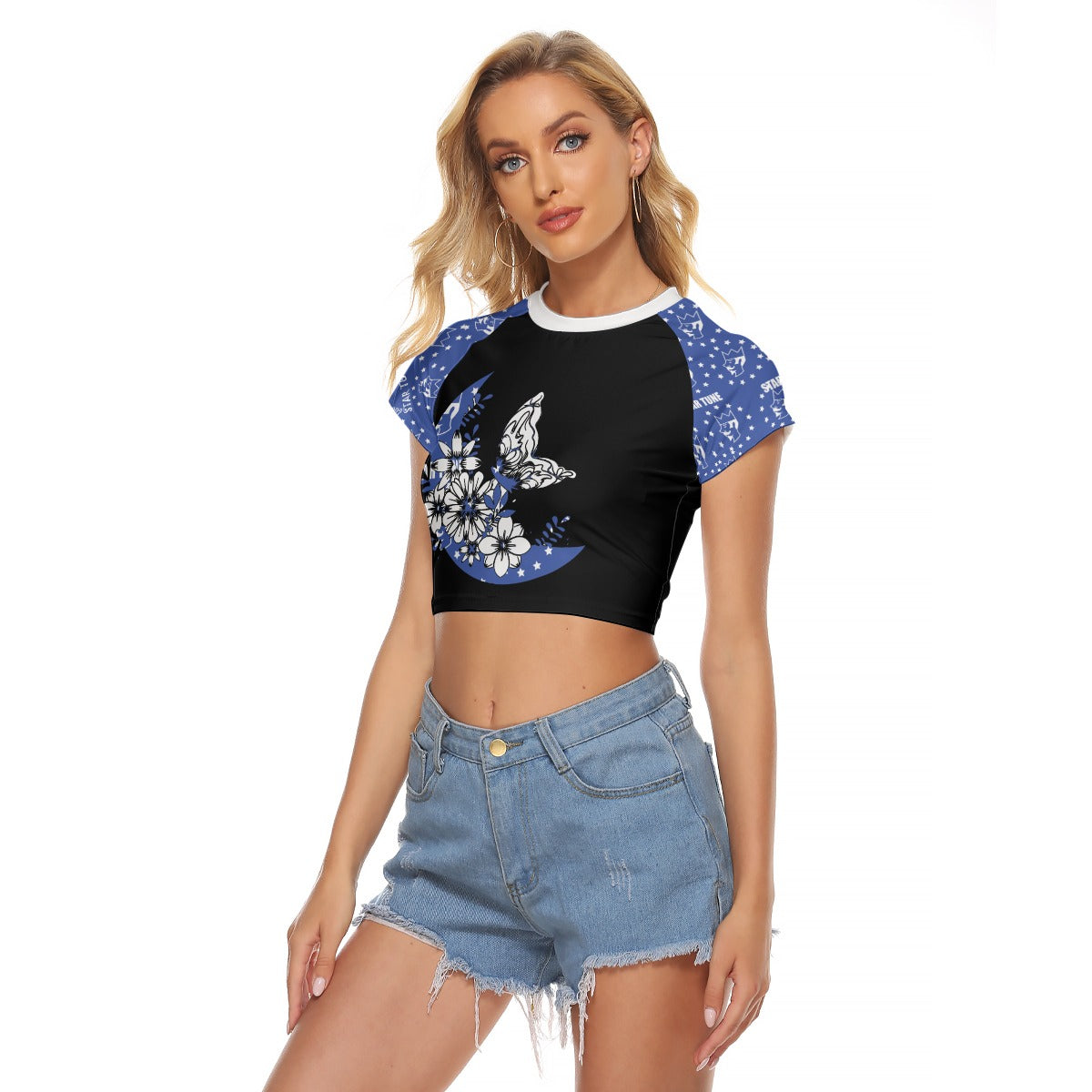 Women's Raglan Cropped T-shirt