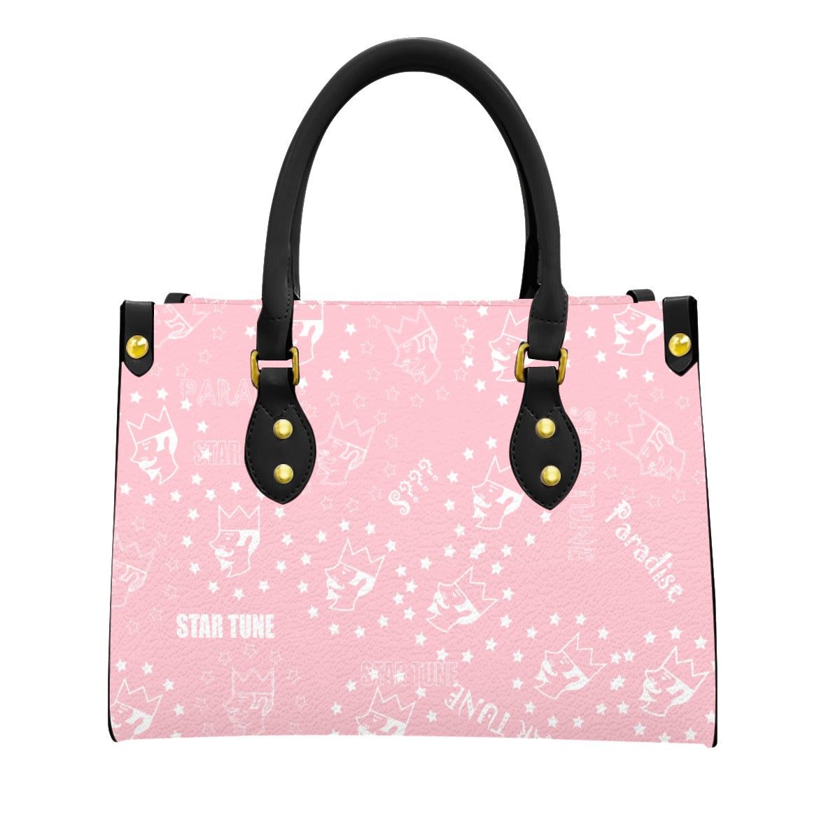 Women's Tote Bag With Black Handle