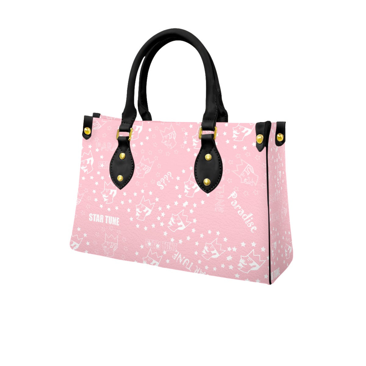 Women's Tote Bag With Black Handle